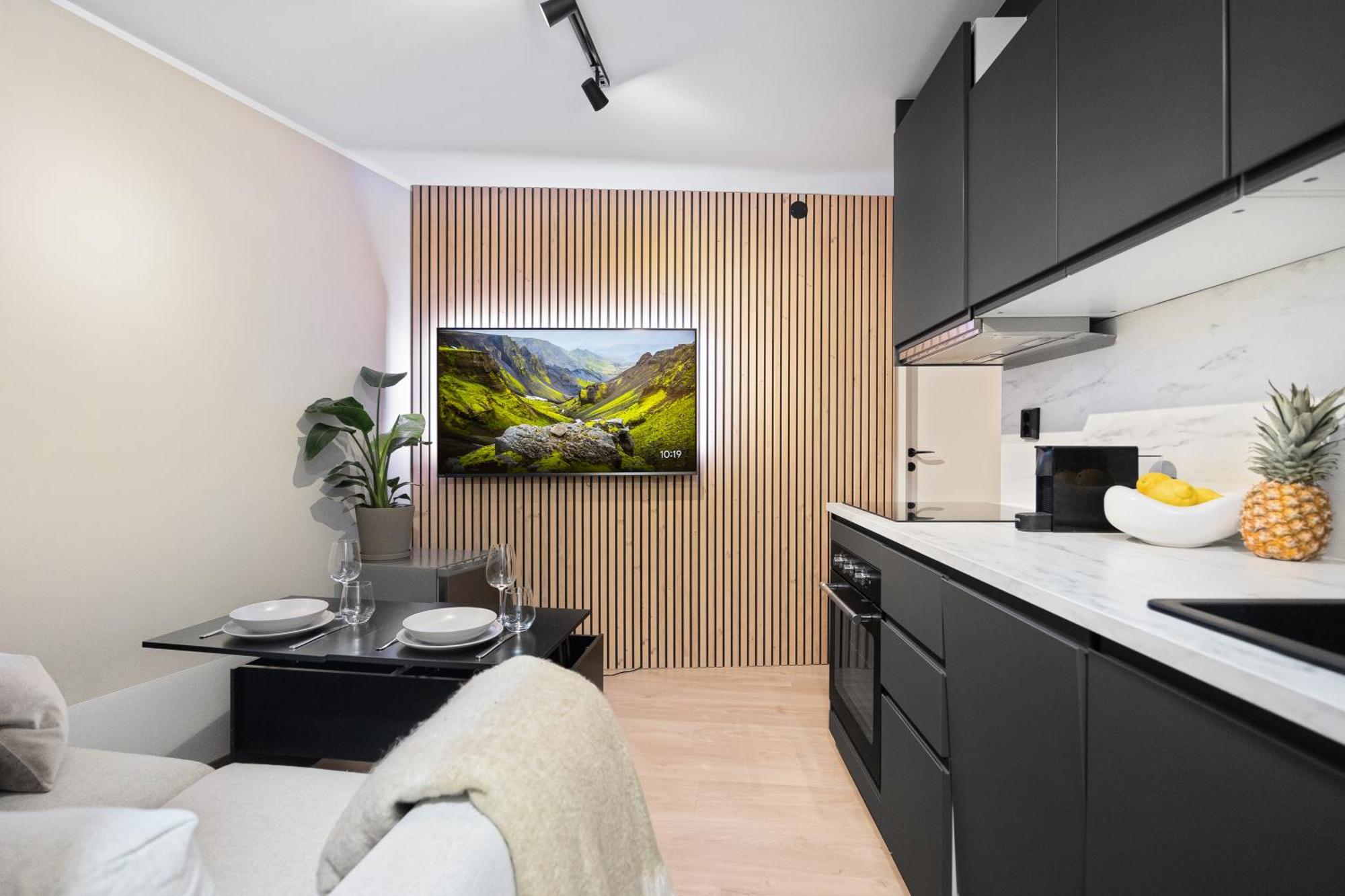 King Bed - Behind Bryggen - Renovated Des 23 Appartement Bergen
